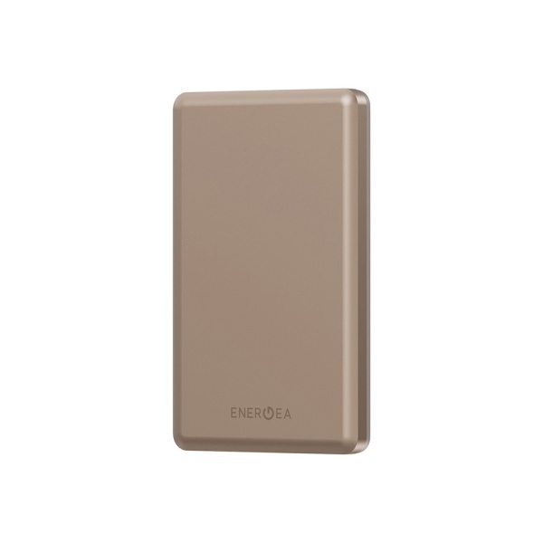 Внешний аккумулятор EnergEA AluPac MINI, 5000, 15W, Type-c 20W, Ultra Light. Цвет: золотой