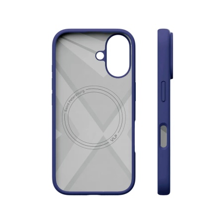 Чехол защитный vlp aster case с MagSafe для iPhone 16 Pro Max. Цвет: ультрамариновый