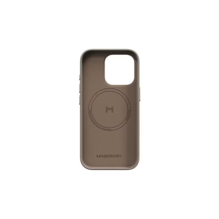 Чехол защитный Magssory CLT028 Magsafe для iPhone 16 Pro. Цвет: латте