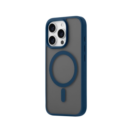 Чехол защитный uBear Cloud Mag Case для iPhone 16 Pro Max. Цвет: тёмно-синий