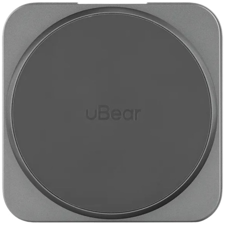 Беспроводное зарядное устройство uBear Balance Ultra, 3-в-1, MagSafe, Qi2. Цвет: серый
