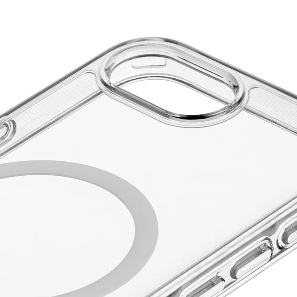 Чехол защитный uBear Real Mag Case с MagSafe для iPhone 16e. Цвет: прозрачный