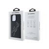 Чехол Lagerfeld 3D Rubber Bicolor Signature для iPhone 16 Pro Max. Цвет: черный