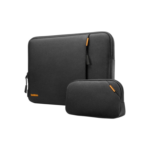 Чехол + органайзер Tomtoc Defender-A13 Laptop Sleeve Kit для ноутбуков 13"/14". Цвет: черный
