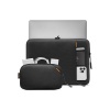 Чехол + органайзер Tomtoc Defender-A13 Laptop Sleeve Kit для ноутбуков 13"/14". Цвет: черный