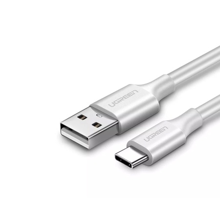 Кабель UGREEN US287 USB-A - USB-C 1м. Цвет: белый