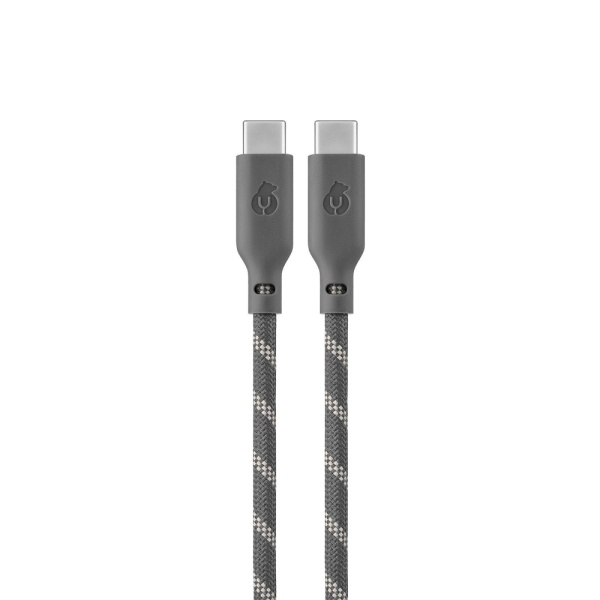 Кабель uBear Trend Cable USB-C — USB-C, 60W, 1.2м. Цвет: серо-бежевый