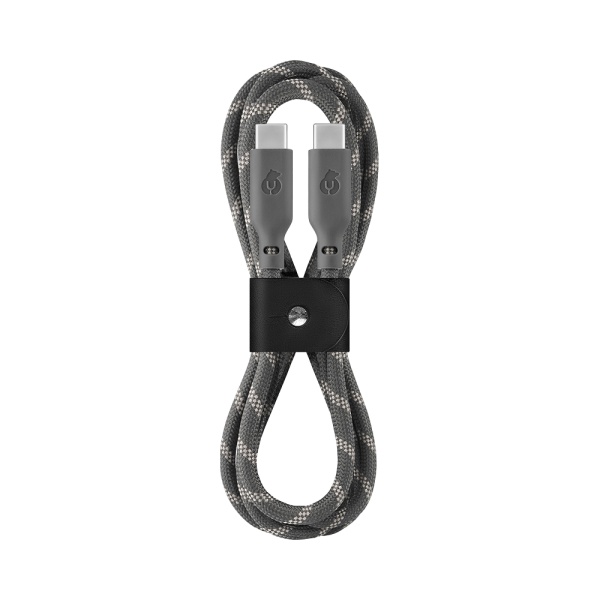 Кабель uBear Trend Cable USB-C — USB-C, 60W, 1.2м. Цвет: серо-бежевый