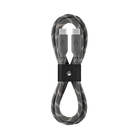 Кабель uBear Trend Cable USB-C — USB-C, 60W, 1.2м. Цвет: серо-бежевый