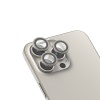 Защитное стекло BlueO Camera lens SAPPHIRE metal armor д/камеры iPhone 15 Pro (3 шт.). Цвет: нат.тит