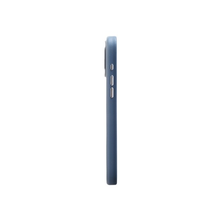 Чехол Uniq COEHL MUSE Leatherette with Strap MagSafe для iPhone 15 Pro. Цвет: синий