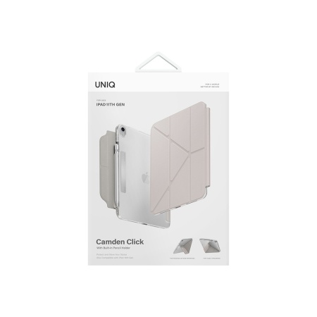 Чехол Uniq Camden Click для Apple iPad 11" (2025)/ 10.9" (2022). Цвет: слоновая кость