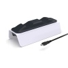 Зарядная станция DOBE TP5-0521S RGB для 2 контроллеров DualSense, с индикаторами заряда, белая