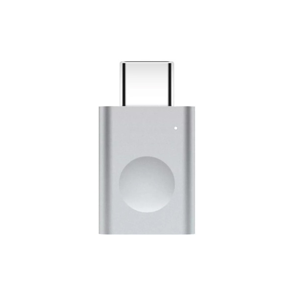 Адаптер Elago USB-C to USB-A Micro Aluminium LED. Цвет: серебристый