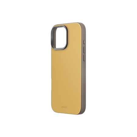 Чехол Uniq Lyden DS для iPhone 16 Pro Max. Цвет: жёлто-серый