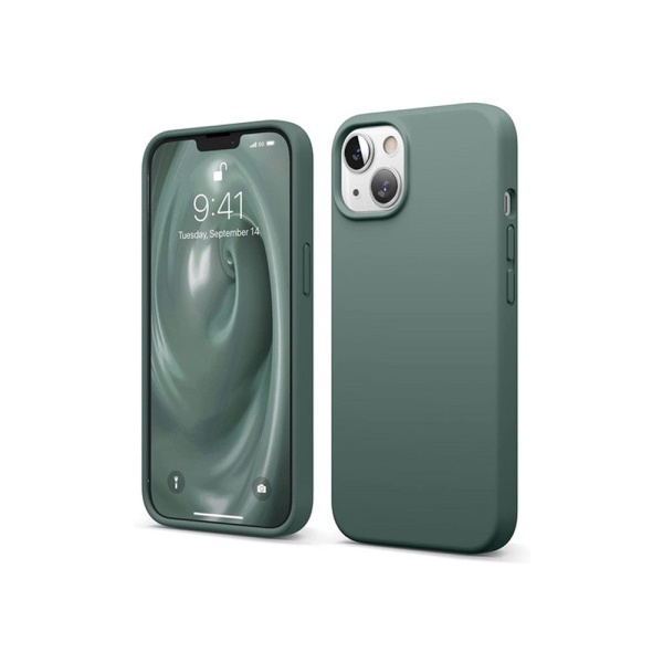 Чехол Elago Soft silicone (Liquid) для iPhone 13. Цвет: зеленый