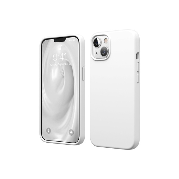 Чехол Elago Soft silicone (Liquid) для iPhone 13. Цвет: белый