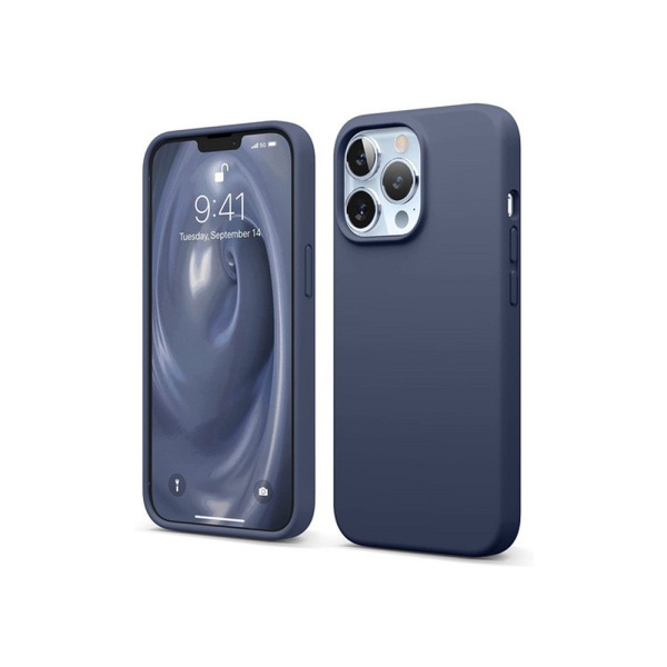 Чехол Elago Soft silicone (Liquid) для iPhone 13 Pro. Цвет: синий