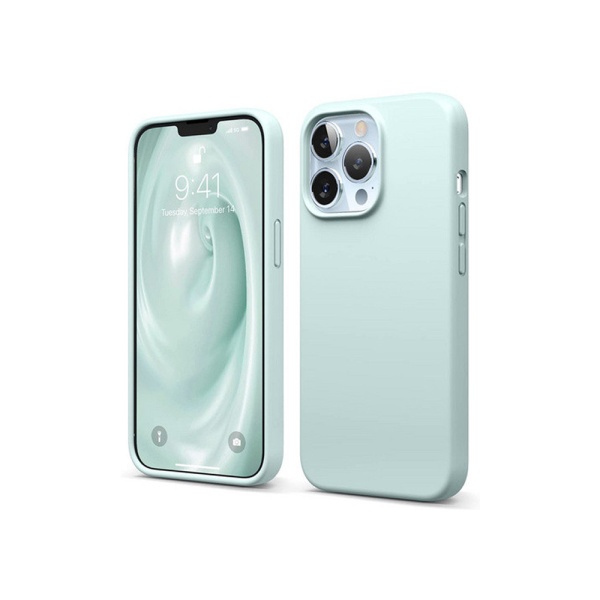 Чехол Elago Soft silicone (Liquid) для iPhone 13 Pro. Цвет: мятный