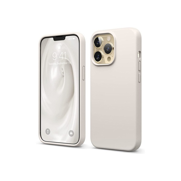 Чехол Elago Soft silicone (Liquid) для iPhone 13 Pro. Цвет: бежевый