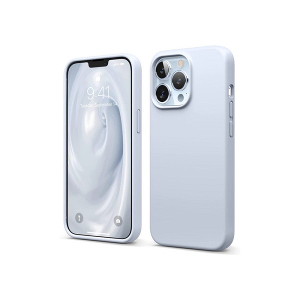 Чехол Elago Soft silicone (Liquid) для iPhone 13 Pro Max. Цвет: светло-синий