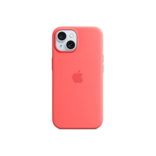 Силиконовый чехол Apple для iPhone 15 Silicone Case with MagSafe - Guava