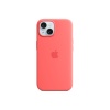 Силиконовый чехол Apple для iPhone 15 Silicone Case with MagSafe - Guava