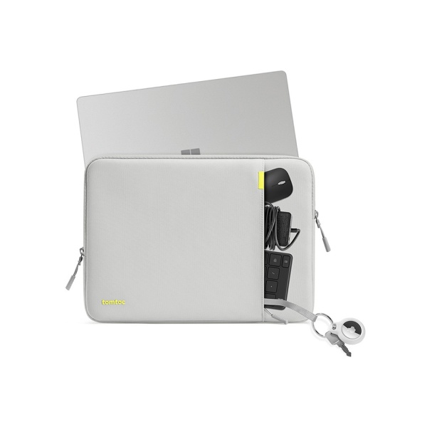 Чехол + органайзер Tomtoc Defender-A13 Laptop Sleeve Kit для ноутбуков 13". Цвет: серый