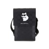 Сумка Lagerfeld Wallet Phone Pouch Saffiano Monogram NFT Choupette для iPhone. Цвет: черный