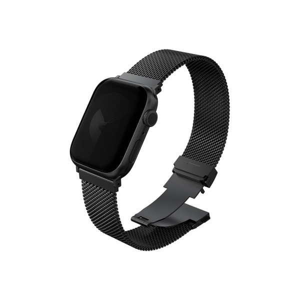 Ремешок из стали Uniq Dante PRO Strap Mesh Steel для Apple Watch 40/41/42мм. Цвет: черный