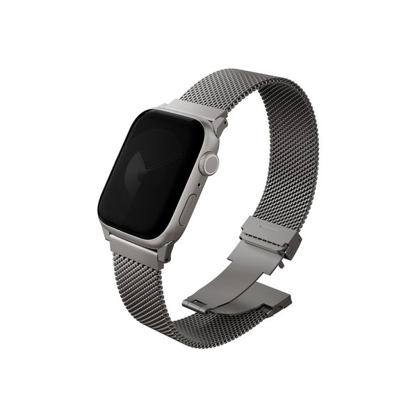 Ремешок Uniq Dante PRO Strap Mesh Steel для Apple Watch 49мм/45мм/44мм/42мм. Цвет: серебристый
