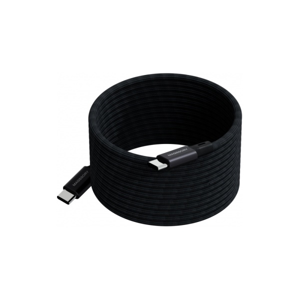 Кабель магнитный Magssory Link CBL021b USB-C — USB-C, 240W, 2.4м. Цвет: черный