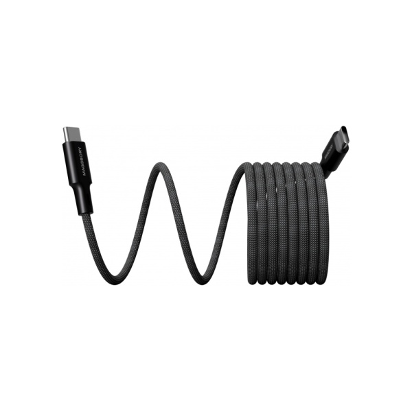 Кабель магнитный Magssory Link CBL021b USB-C — USB-C, 240W, 2.4м. Цвет: черный