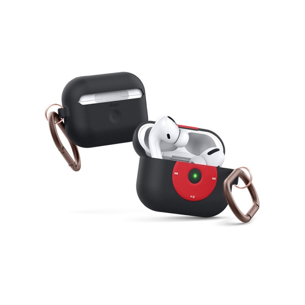 Чехол Elago Unique AW6 Music player case для AirPods Pro. Цвет: черный
