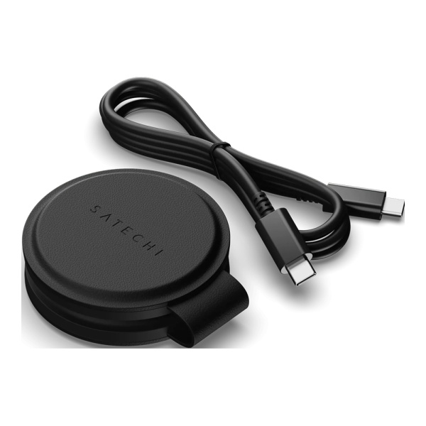 Беспроводное зарядное устройство Satechi Qi2 OntheGo 2-in-1 Wireless Charger. Цвет: чёрный