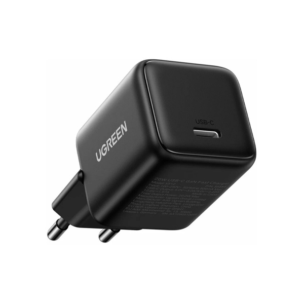 Сетевое зарядное устройство UGREEN X512 Mini 20W. Цвет: черный