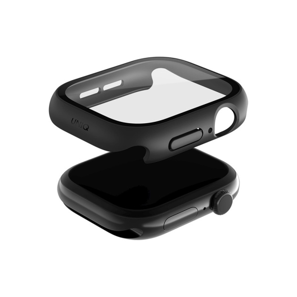 Чехол Uniq Nautic +9H glass влагозащищённый IP68 для Apple Watch 42мм. Цвет: чёрный