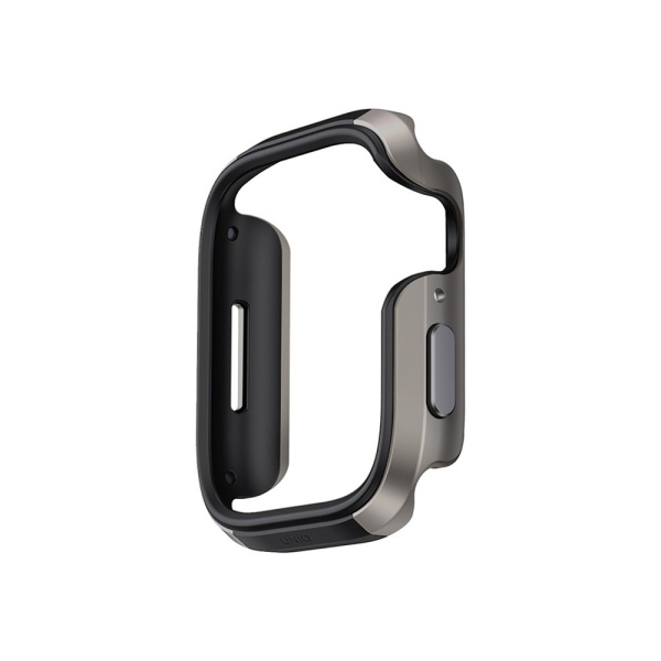 Чехол Uniq Valencia для Apple Watch 46мм. Цвет: серебристый титан