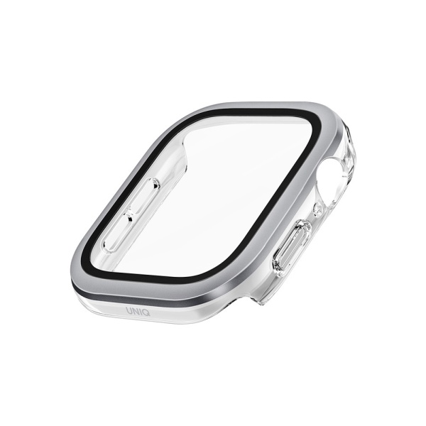 Чехол Uniq VOUTE with 9H Tempered Glass для Apple Watch 46мм. Цвет: серебристый