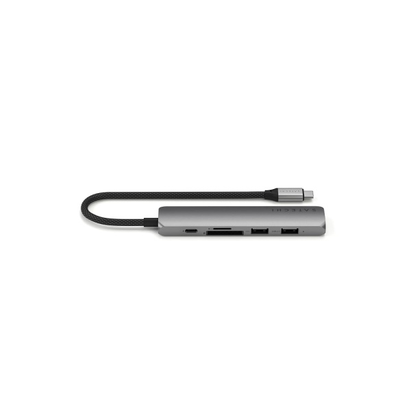 Адаптер Satechi 6-in-1 1хUSB-C+2xUSB-A+HDMI 4K@60Hz. Цвет: серый космос