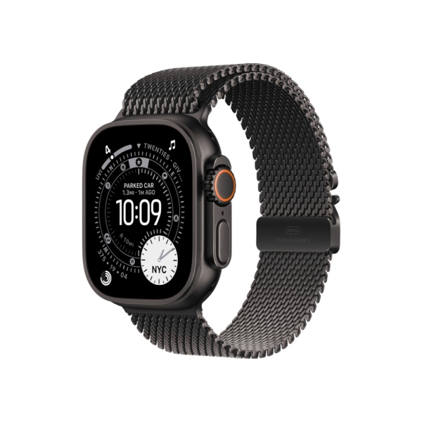 Apple Watch Ultra 3 (2025), 49 мм, корпус из титана черного цвета, ремешок "миланская петля" Apple Watch Ultra 3 (2025), 49 мм, корпус из титана черного цвета, ремешок "миланская петля"