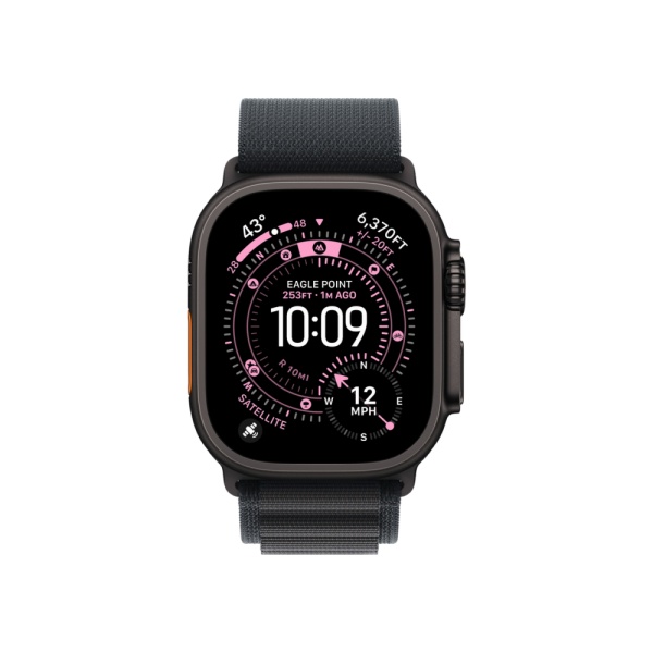 Apple Watch Ultra 3 (2025), 49 мм, корпус из титана черного цвета, ремешок "альпийская петля" Apple Watch Ultra 3 (2025), 49 мм, корпус из титана черного цвета, ремешок "альпийская петля"