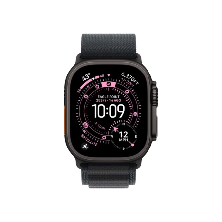 Apple Watch Ultra 3 (2025), 49 мм, корпус из титана черного цвета, ремешок "альпийская петля"