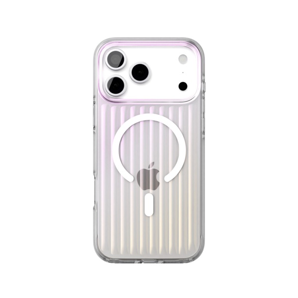 Чехол защитный VLP Pulse Case с MagSafe для iPhone 17 Pro Max. Цвет: перламутровый