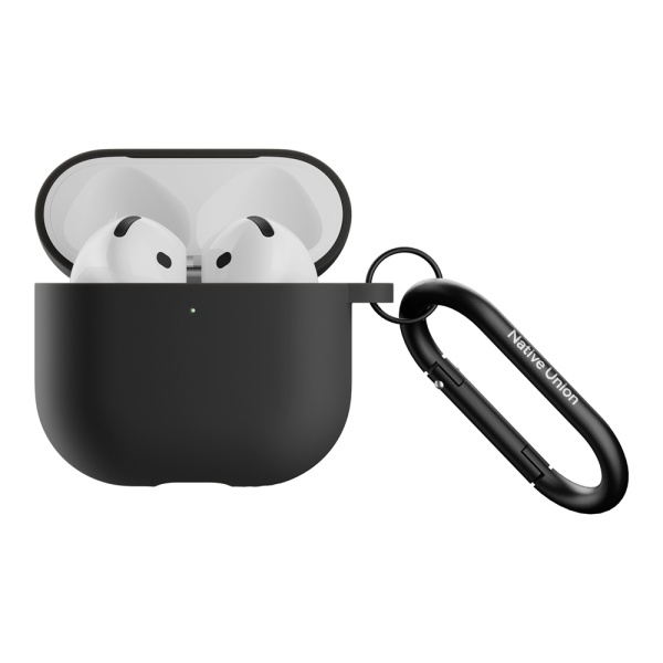 Чехол Native Union Active Case для AirPods 4, силикон. Цвет: черный