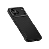 Чехол Uniq KEVA Kevlar Carbon с MagSafe для iPhone 17 Pro. Цвет: чёрный