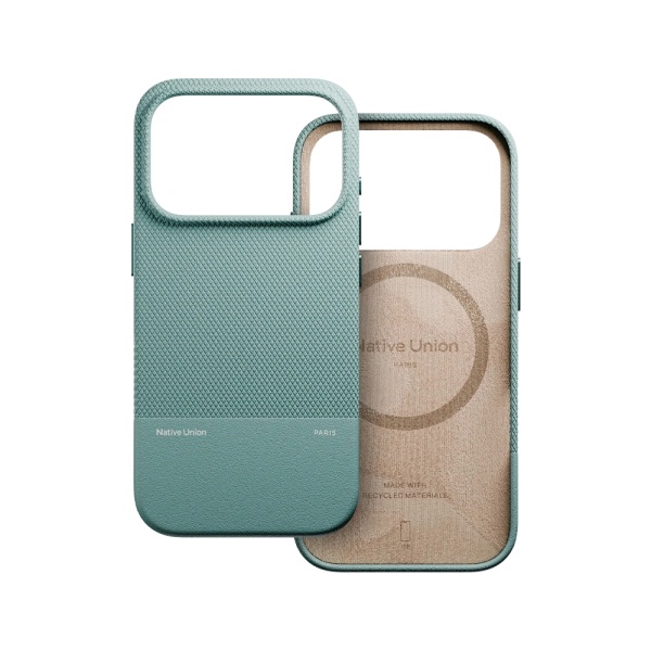 Чехол Native Union (RE)CLASSIC CASE с MagSafe для iPhone 17 Pro Max. Цвет: сланцево-зелёный