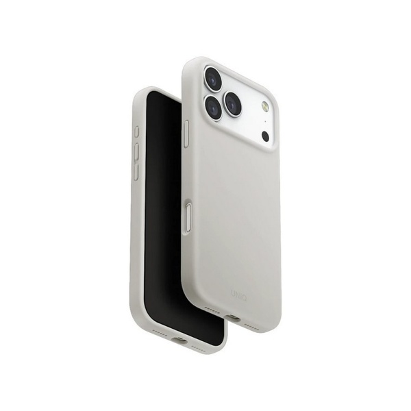 Чехол Uniq LINO MagSafe для iPhone 17 Pro Max. Цвет: светло-серый