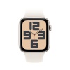 Apple Watch SE (2024), 40мм, корпус из алюминия цвета "Сияющая звезда", Спортивный ремешок (M/L)