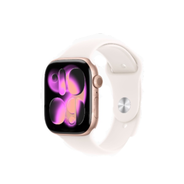 Apple Watch Series 11, 46 мм, корпус из алюминия цвета "розовое золото", спортивный ремешок (M/L) Apple Watch Series 11, 46 мм, корпус из алюминия цвета "розовое золото", спортивный ремешок (M/L)